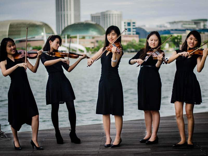 SAIM students played music