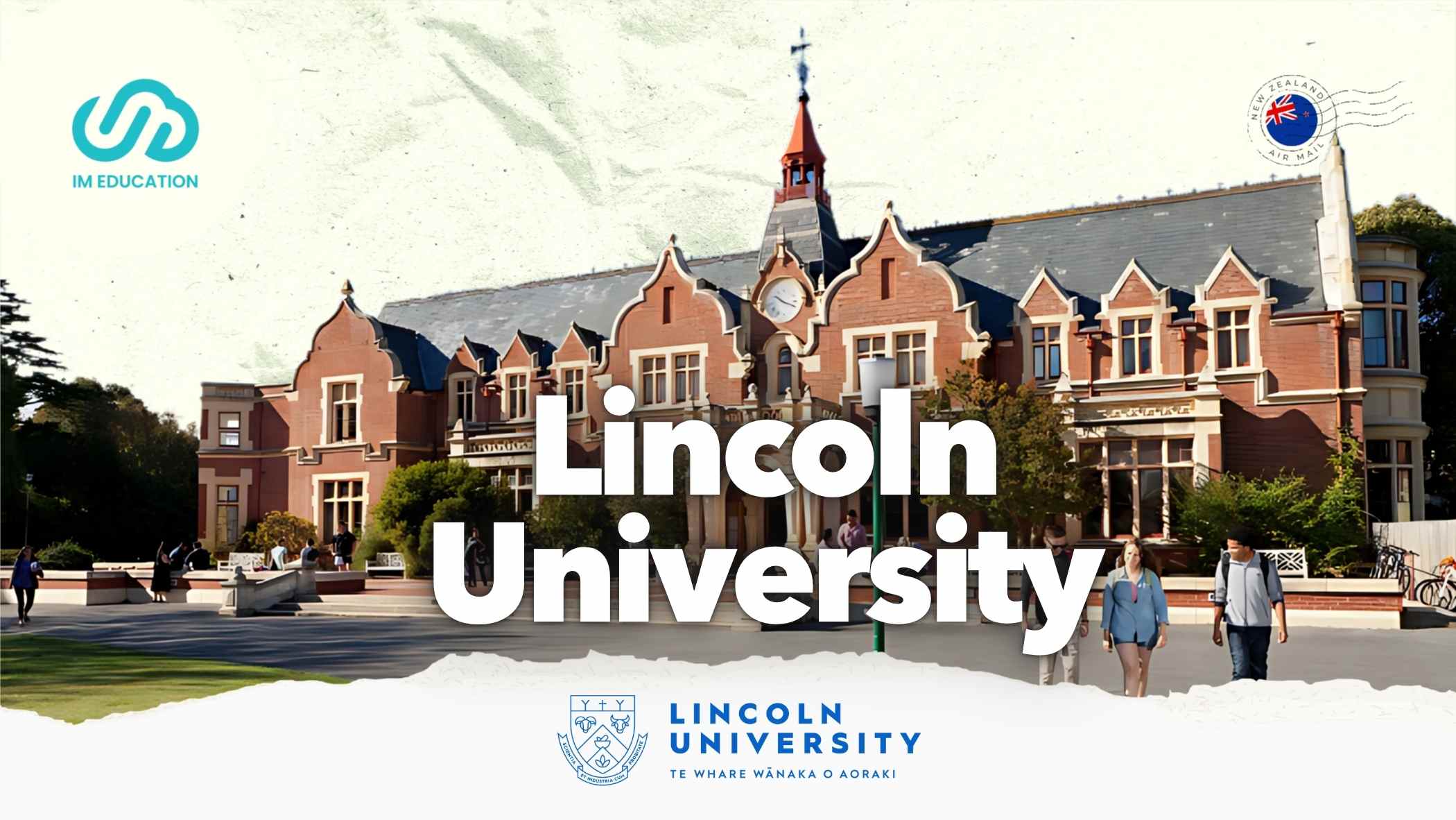 ทุนมหาวิทยาลัยนิวซีแลนด์ Lincoln University